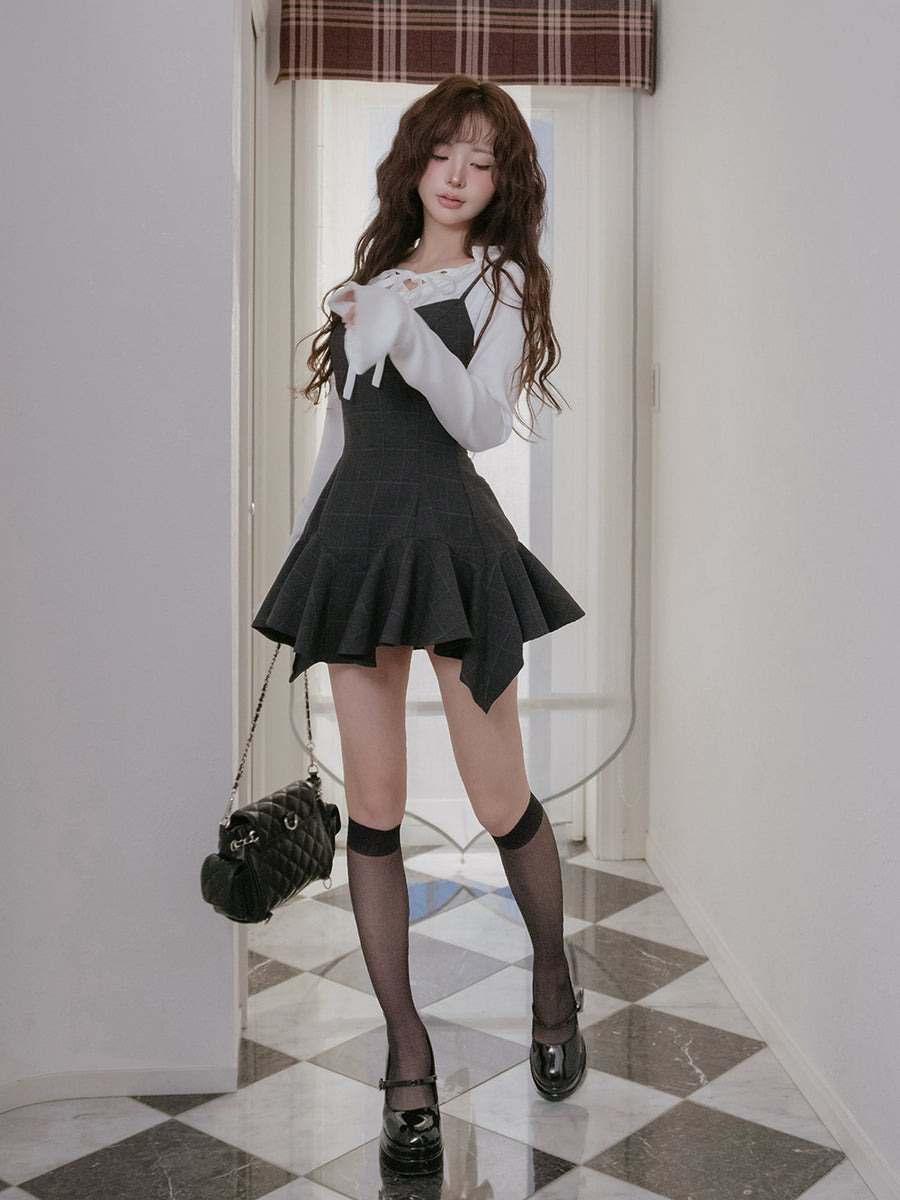 モデル：158cm（着用サイズ：FREE　着用カラー：C-GRY）