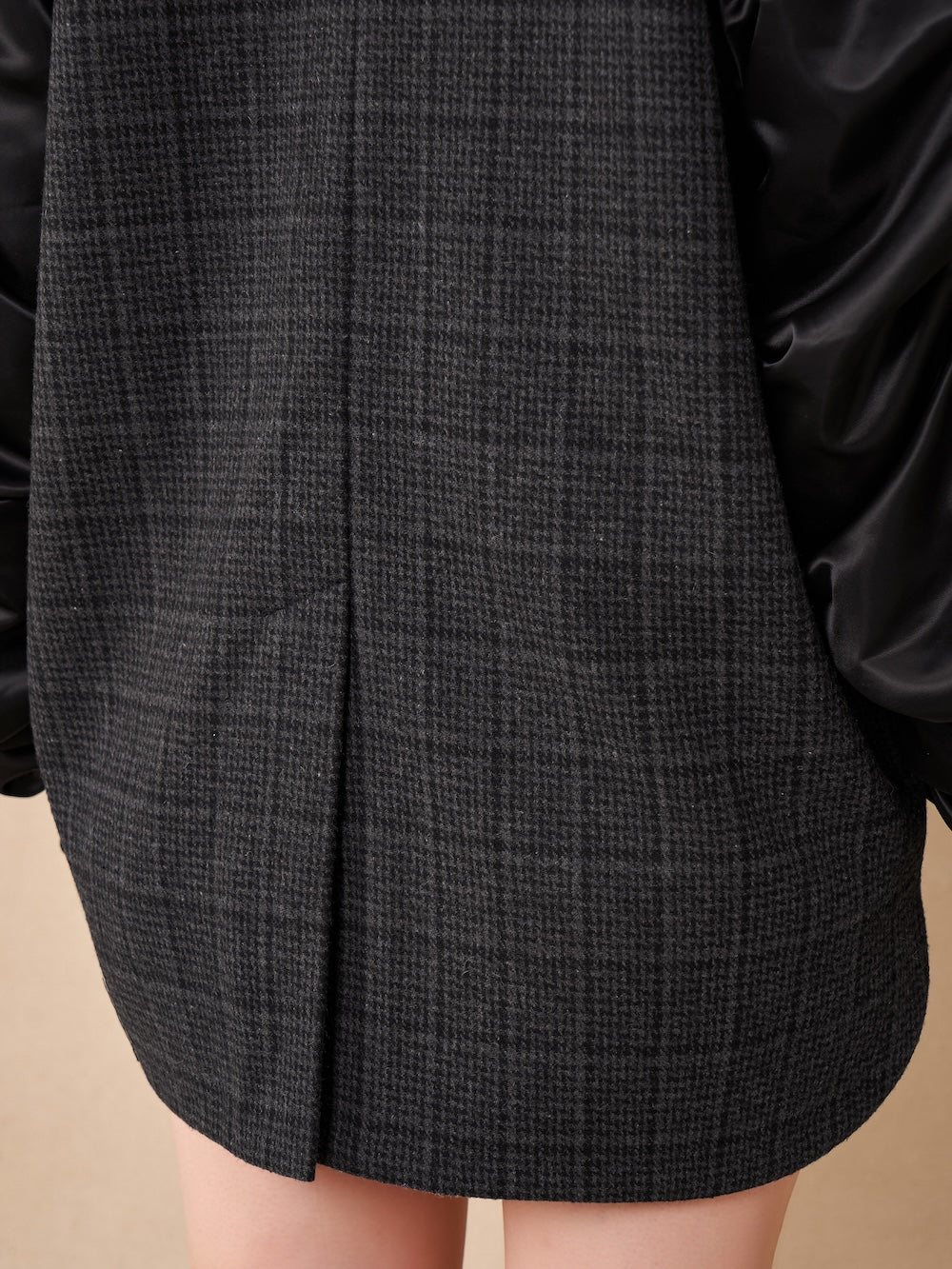 チェックドッキングブルゾン