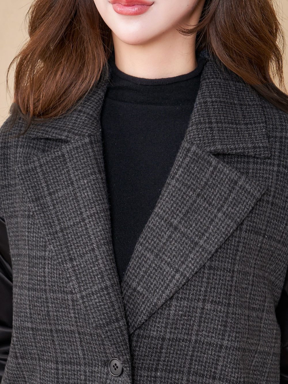 チェックドッキングブルゾン