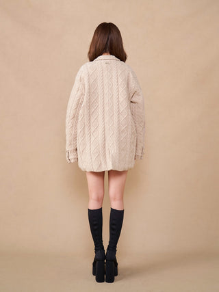 モデル：158cm（着用サイズ：FREE　着用カラー：BEG）