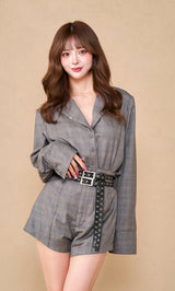 モデル：158cm（着用サイズ：S　着用カラー：GRY）