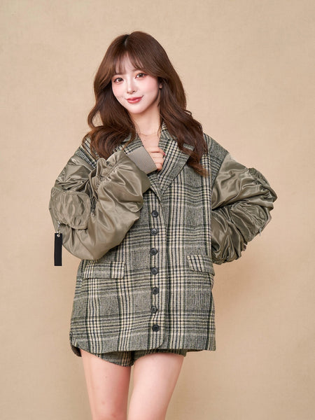 Checked Docking Blouson