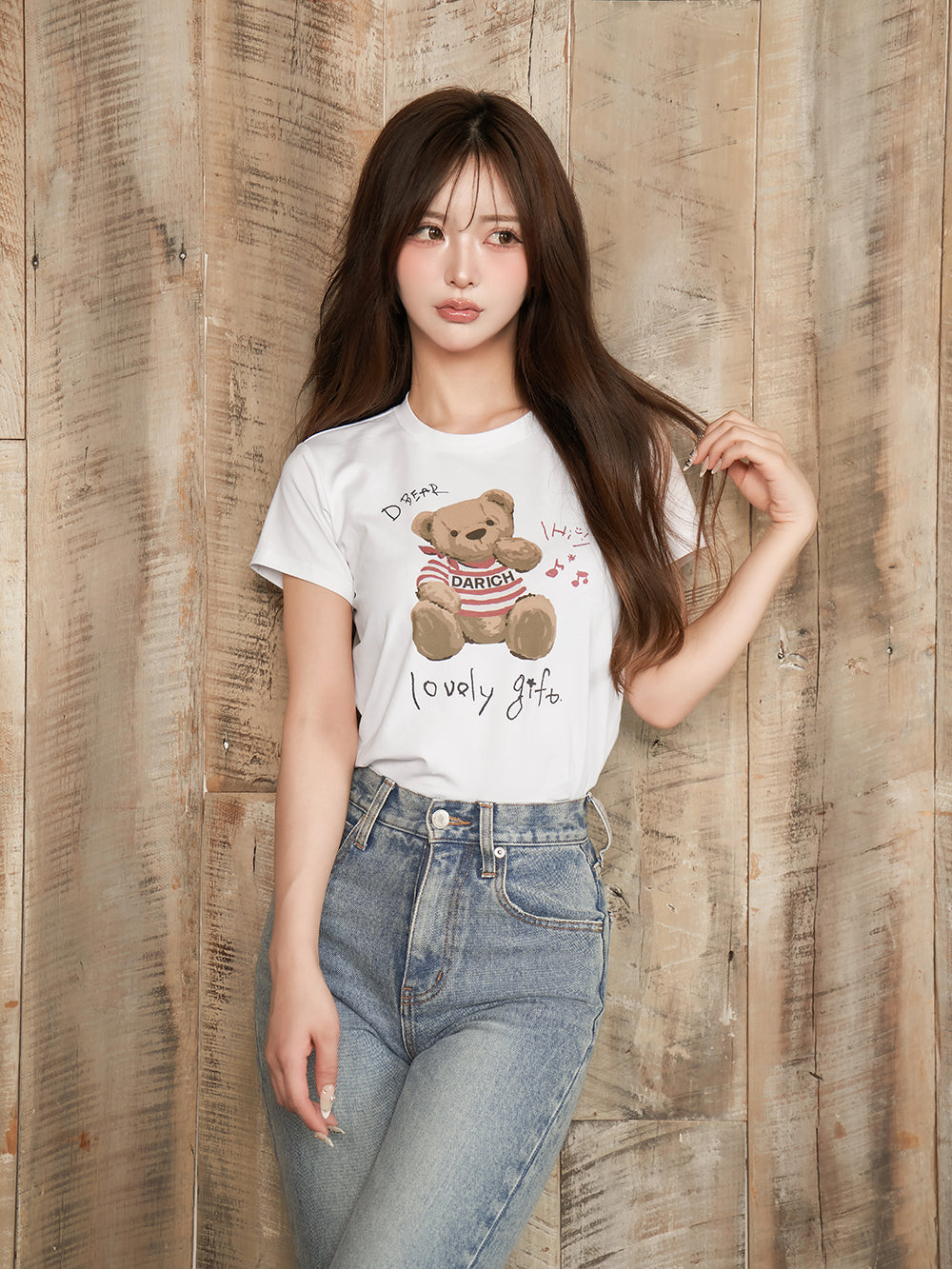 イラストDベアTシャツ – Darich (ダーリッチ)