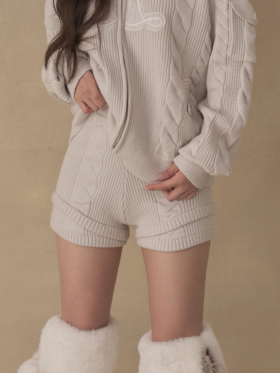 モデル：158cm（着用サイズ：FREE　着用カラー：L-GRY）