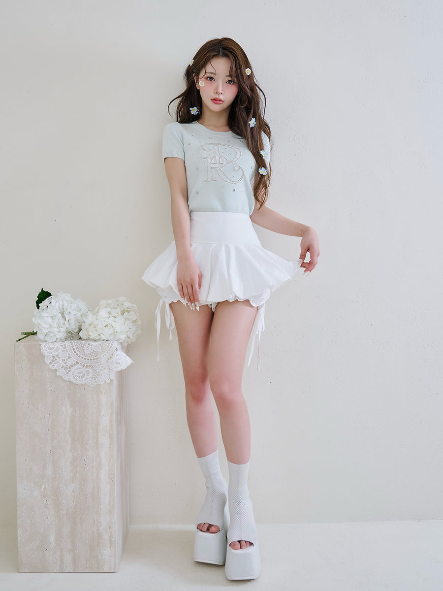 モデル：158cm（着用サイズ：FREE　着用カラー：WHT）
