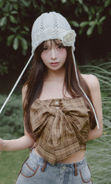 モデル：158cm（着用サイズ：FREE　着用カラー：BEG）