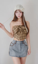 モデル：158cm（着用サイズ：S　着用カラー：BLU）
