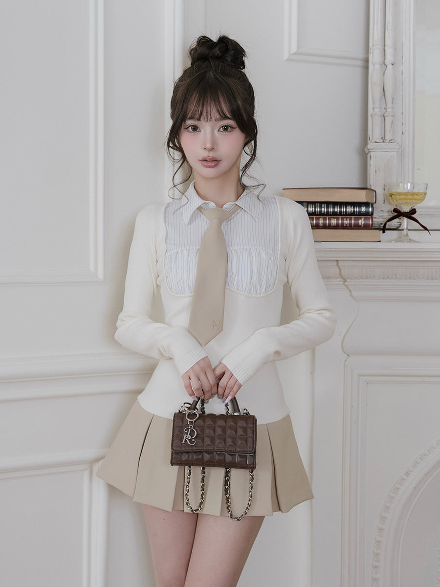 モデル：158cm（着用サイズ：FREE　着用カラー：BEG）