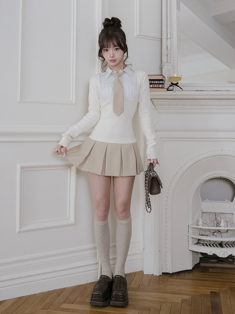 モデル：158cm（着用サイズ：FREE　着用カラー：BEG）