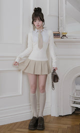 モデル：158cm（着用サイズ：FREE　着用カラー：BEG）