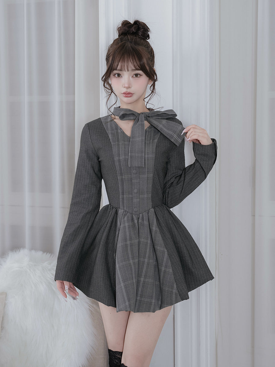 モデル：158cm（着用サイズ：FREE　着用カラー：GRY）