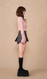 モデル：158cm（着用サイズ：FREE　着用カラー：PNK）