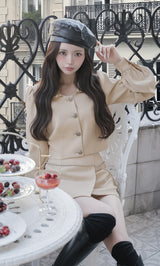 モデル：158cm（着用サイズ：S　着用カラー：BEG）