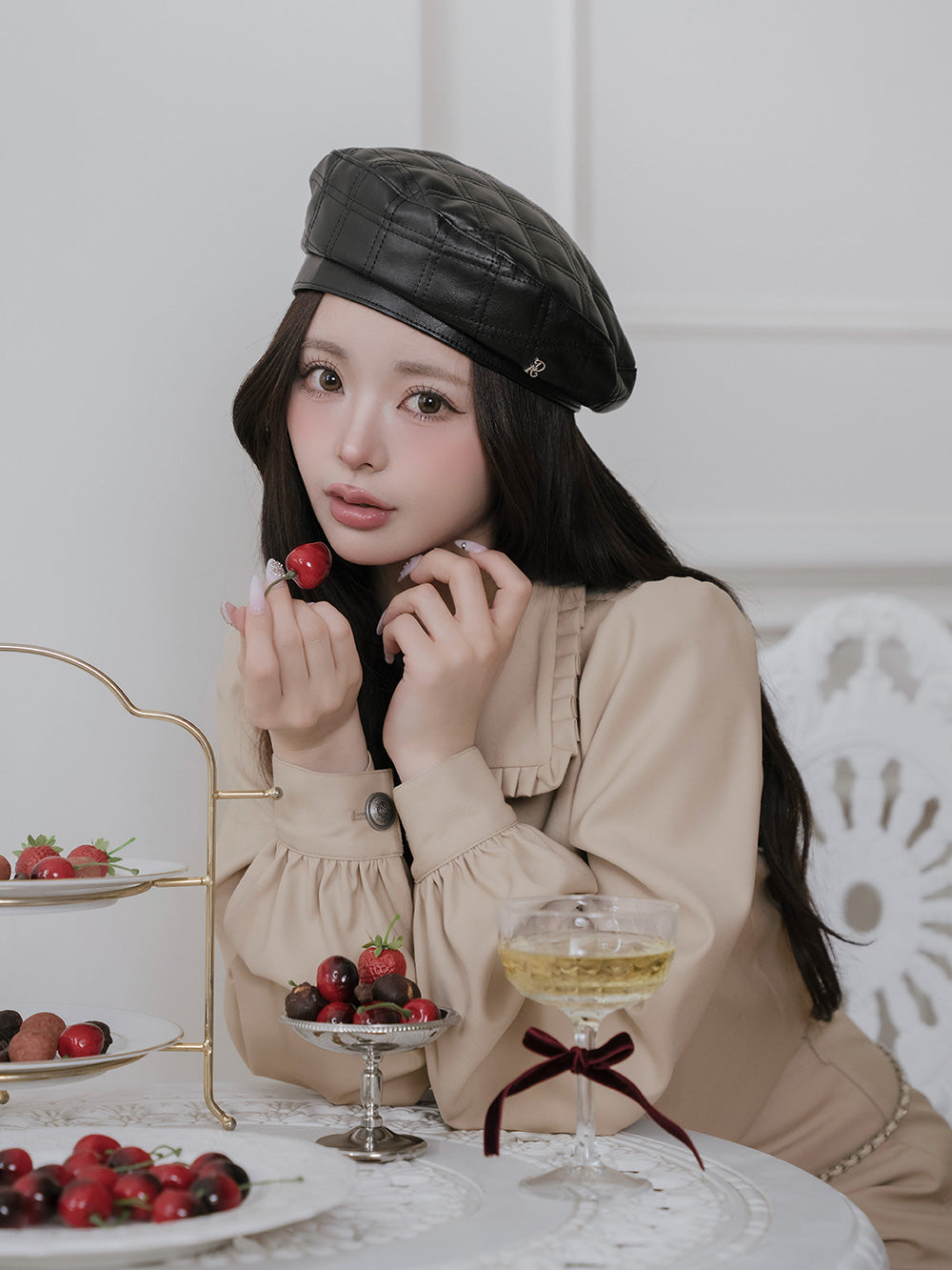 サイズ：FREE　カラー：BLK