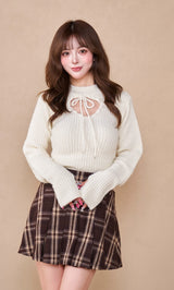 モデル：158cm（着用サイズ：FREE　着用カラー：WHT）
