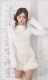 モデル：158cm（着用サイズ：FREE　着用カラー：WHT）
