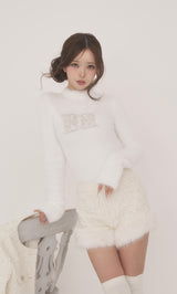 モデル：158cm（着用サイズ：FREE　着用カラー：WHT）