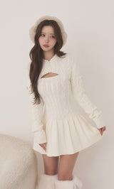モデル：158cm（着用サイズ：FREE　着用カラー：WHT）