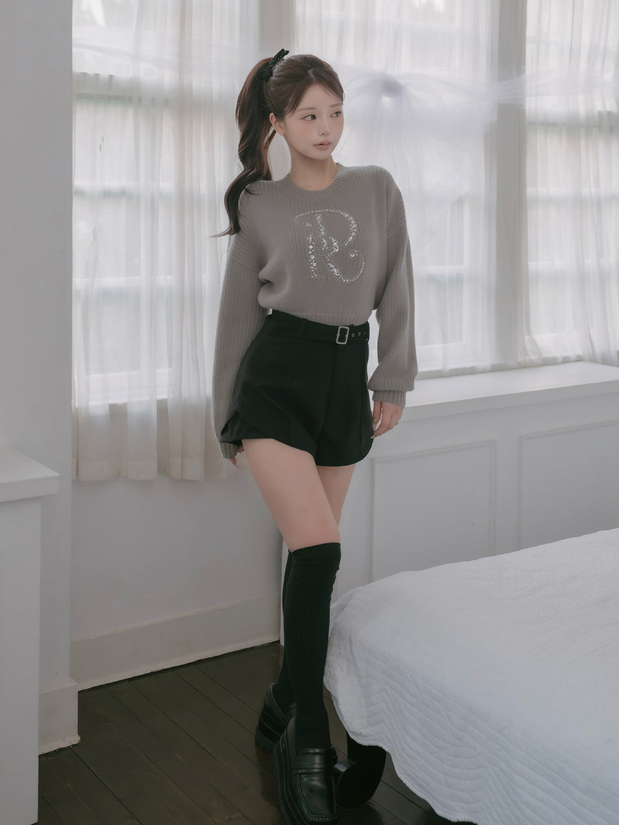 モデル：158cm（着用サイズ：S　着用カラー：BLK）