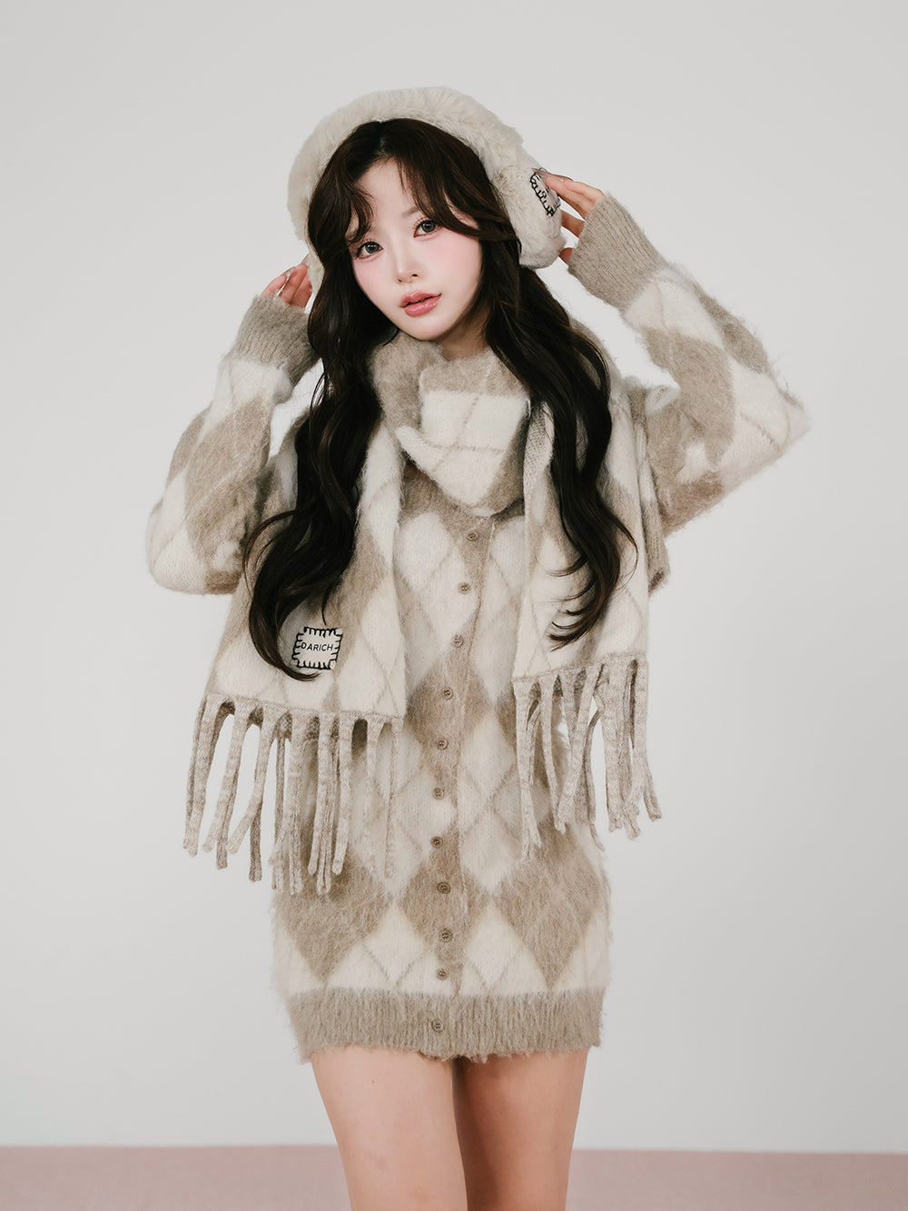 アーガイルニットアンサンブル – Darich (ダーリッチ)