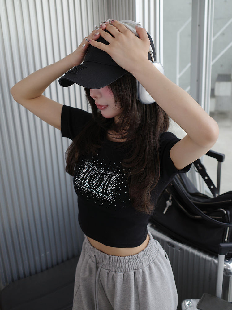 ダーリッチ Tシャツ 予約商品】キルティングアップリケビジューTシャツ – Darich