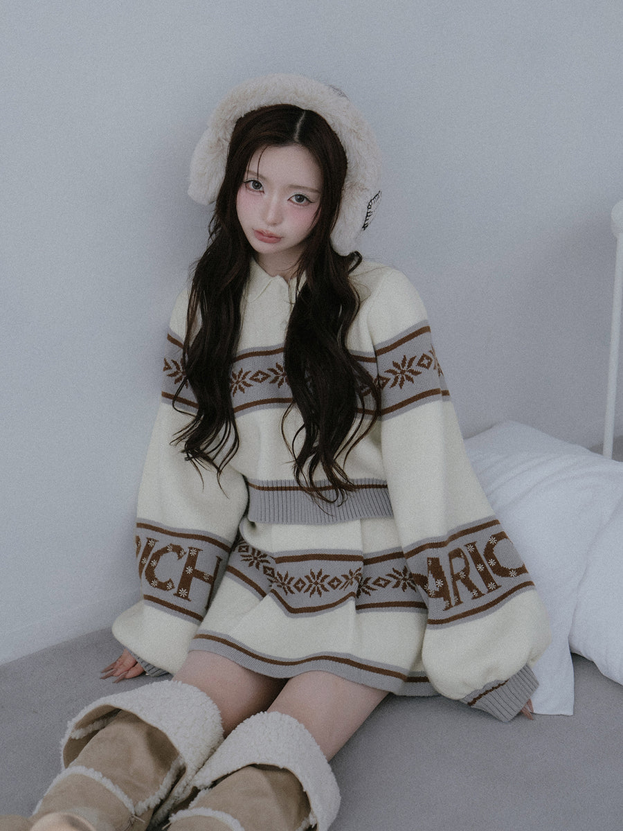 モデル：158cm（着用サイズ：FREE　着用カラー：IVO）