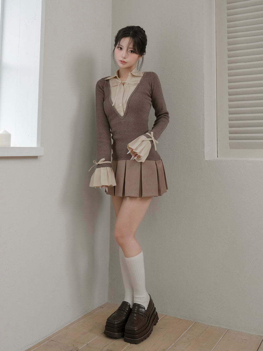 モデル：158cm（着用サイズ：FREE　着用カラー：MOC）