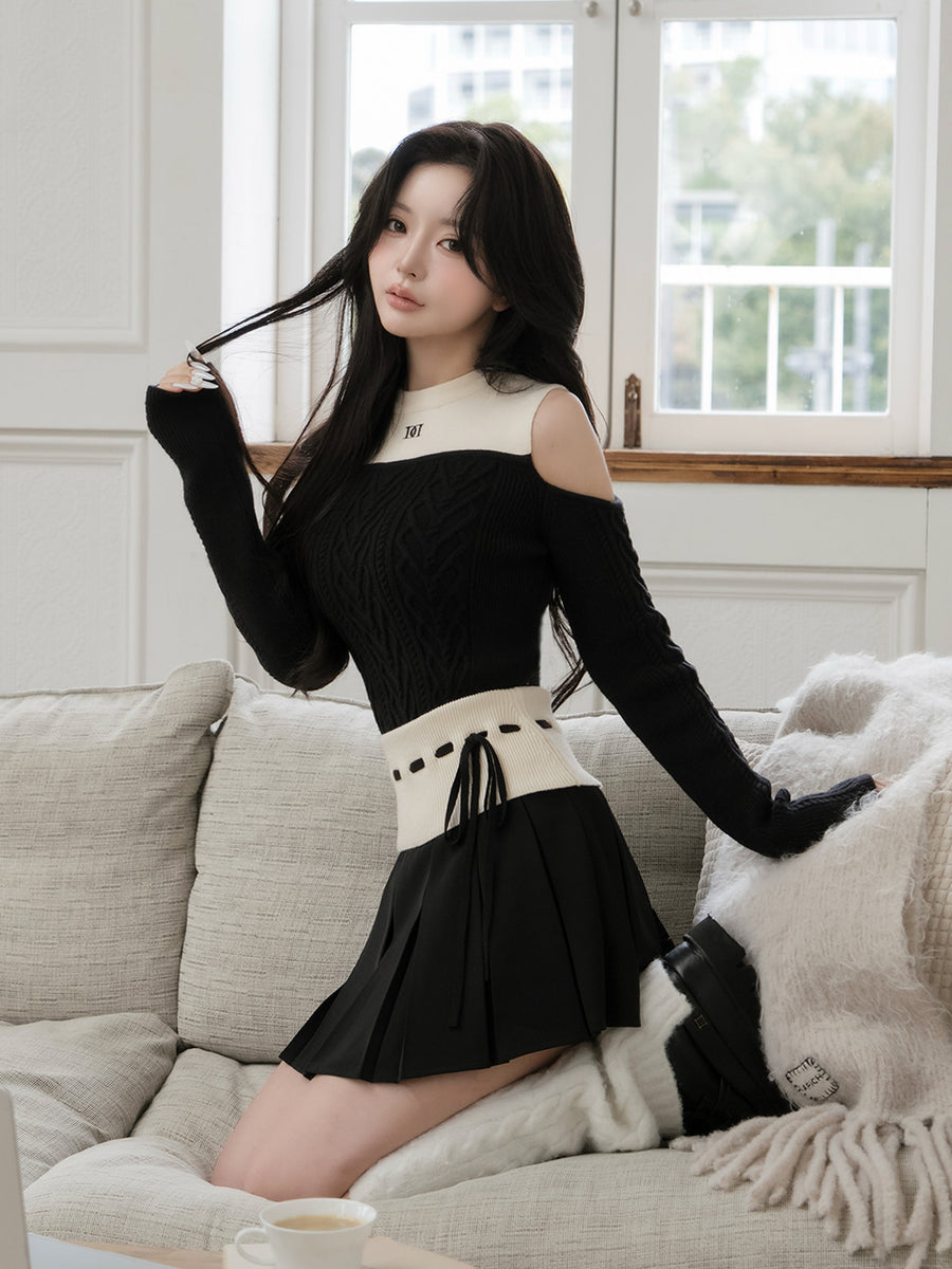 モデル：158m（着用サイズ：FREE　着用カラー：BLK）