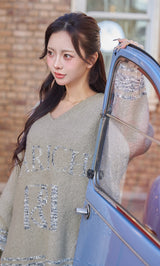 モデル：158cm（着用サイズ：FREE　着用カラー：GRY）