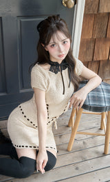 モデル：158cm（着用サイズ：FREE　着用カラー：IVO）