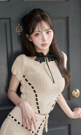 モデル：158cm（着用サイズ：FREE　着用カラー：IVO）