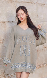 モデル：158cm（着用サイズ：FREE　着用カラー：GRY）