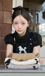 モデル：158cm（着用サイズ：FREE　着用カラー：BLK）
