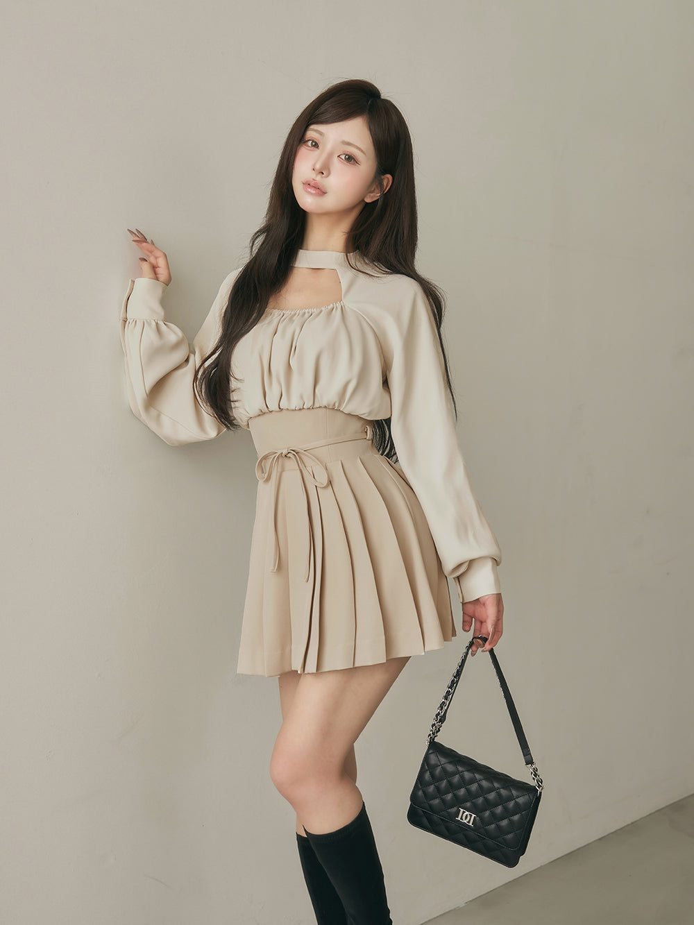 サイズ：FREE　カラー：BLK