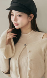 モデル：158cm（着用サイズ：FREE　着用カラー：IVO）