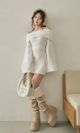 モデル：158cm（着用サイズ：FREE　着用カラー：WHT）