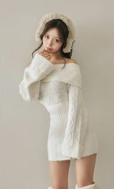 モデル：158cm（着用サイズ：FREE　着用カラー：WHT）