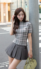モデル：158cm（着用サイズ：FREE　着用カラー：GRY）