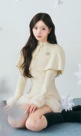 モデル：158cm（着用サイズ：FREE　着用カラー：IVO）