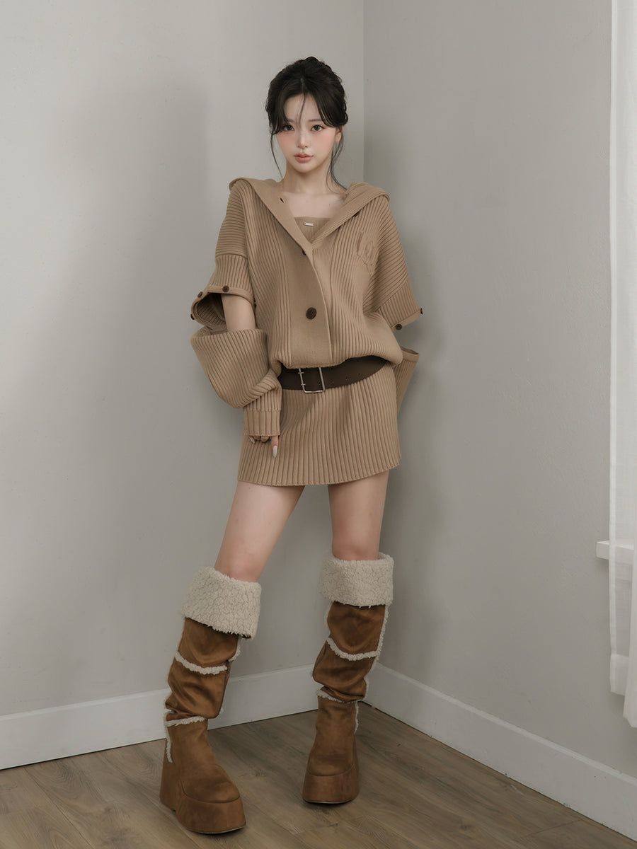 モデル：158cm（着用サイズ：FREE　着用カラー：MOC）