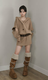 モデル：158cm（着用サイズ：FREE　着用カラー：MOC）