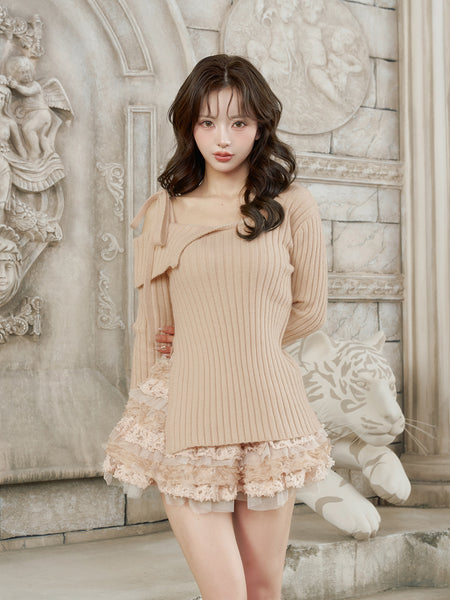 Random Ruffle Knit Setup