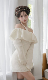 モデル：158cm（着用サイズ：FREE　着用カラー：IVO）