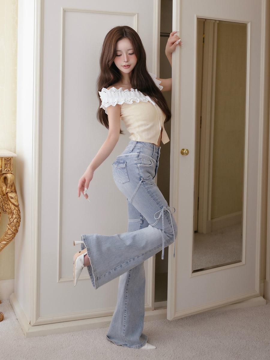 モデル：158cm（着用サイズ：FREE　着用カラー：YEL）
