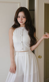 モデル：158cm（着用サイズ：FREE　着用カラー：WHT）