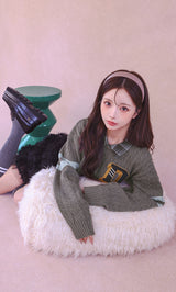 モデル：158cm（着用サイズ：FREE　着用カラー：GRY）