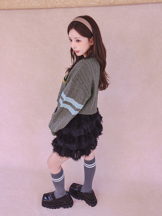 モデル：158cm（着用サイズ：FREE　着用カラー：GRY）