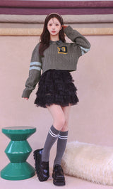 モデル：158cm（着用サイズ：FREE　着用カラー：GRY）