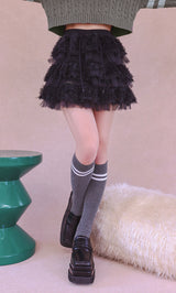 モデル：158cm（着用サイズ：FREE　着用カラー：BLK）