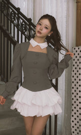 モデル：158cm（着用サイズ：FREE　着用カラー：GRY）